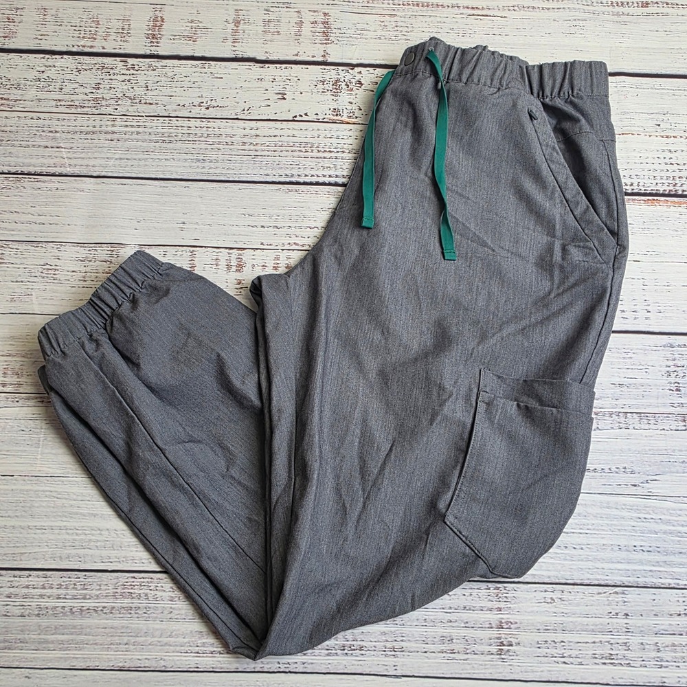 FIGS Technical Collection Mens XXL Gray Jogger Scrub Pants M20SW2023 Charcoal
